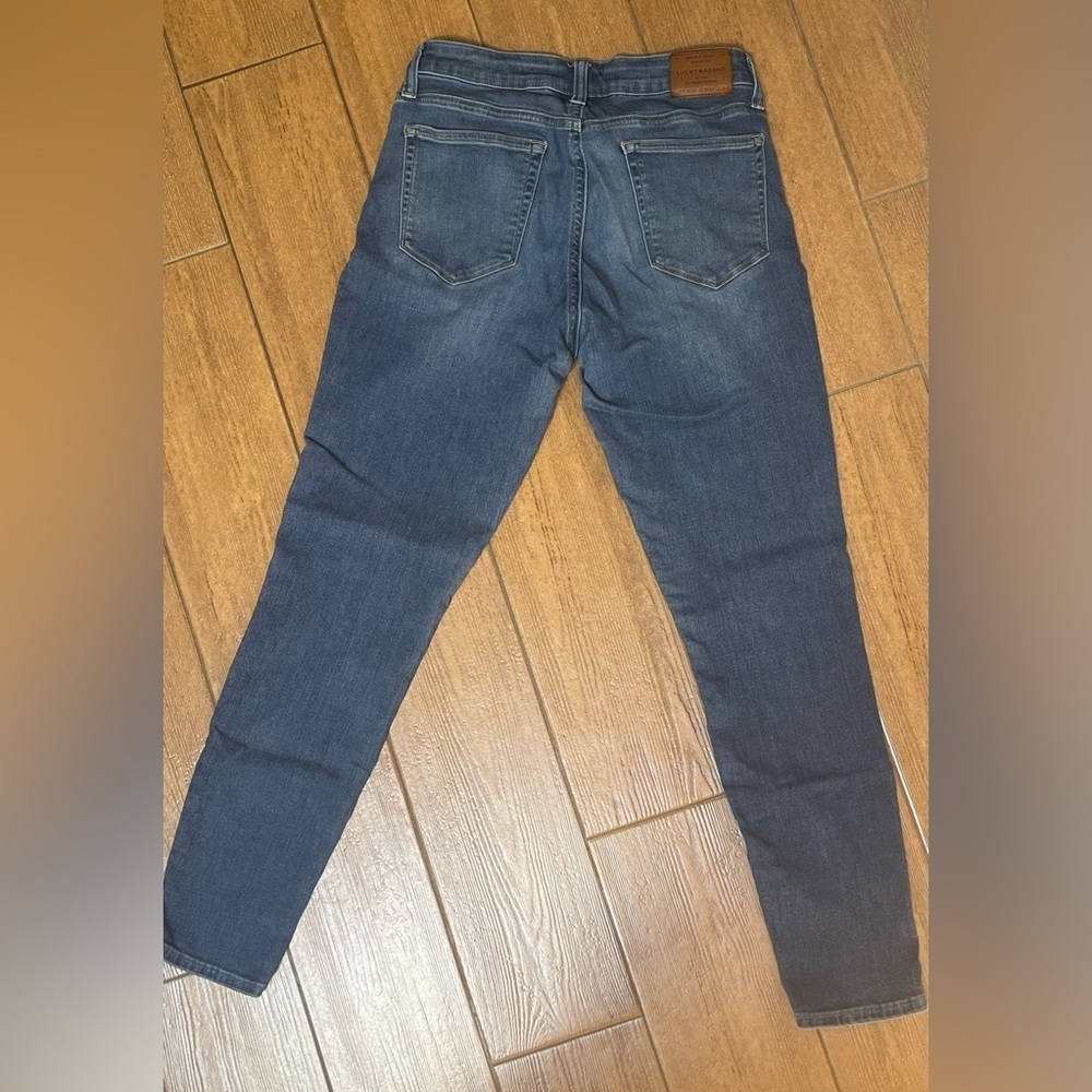 Lucky Brand Blue Skinny Jeans with Stretch - Picture 6 of 6